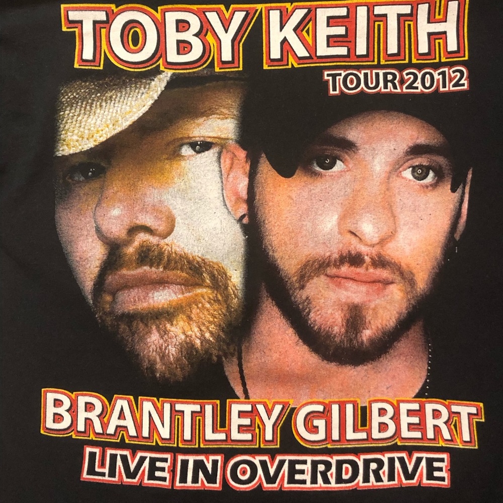 Toby Keith Concert 2012 Tour shirt County music